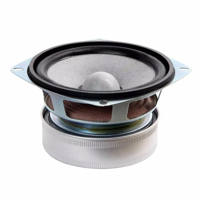 SOTAMIA 1PCS 4 Inch Full Range Speaker  8 Ohms  30 Watts  Paper Basin  Cloth Edge  Environmentally Friendly Iron Basin Frame