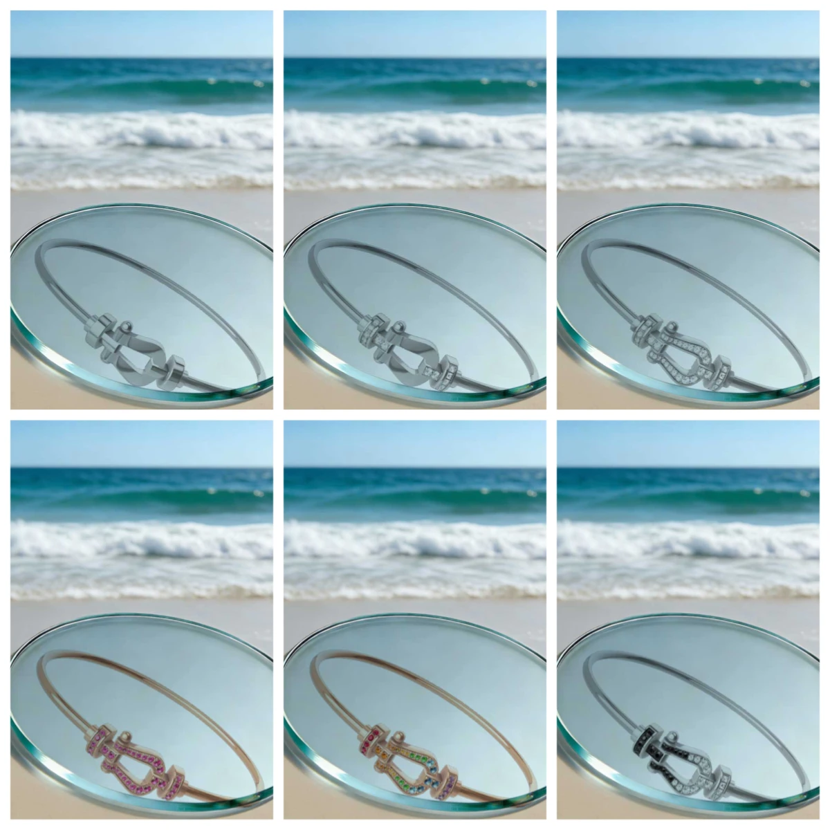 

Medium-sized stainless steel rope zirconium for women's daily wear and party gift, exquisite and elegant.