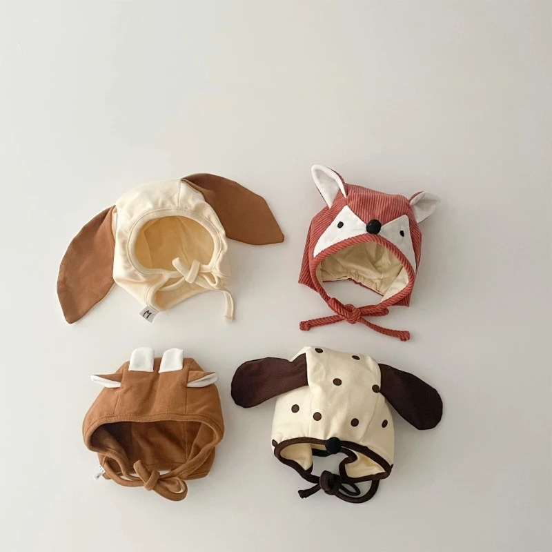 2023 gorro chapéus earflaps chapéu do bebê desenhos animados piloto bonnet boné chapéu inverno proteções orelha
