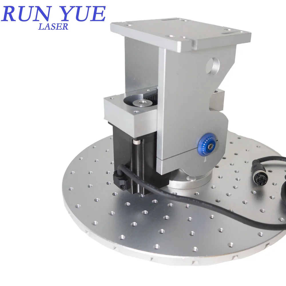 

Run Yue D300 Rotary Unit, 300mm Diameter, 24 Pen Slots Rotary Table, Suitable for Fiber Laser Marking Machine, Ideal for DIY Pen
