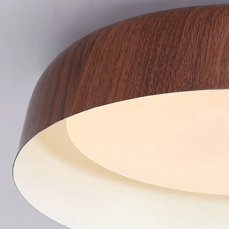 

Wabi Sabi style bedroom wooden ceiling light, home master bedroom light, designer lamp, walnut color study light eye protection