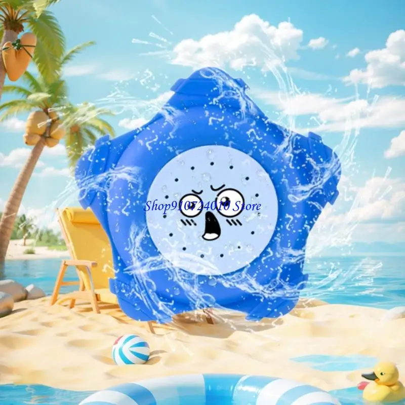 77hd Squele flexible jetant disque volant extérieur jouet d'eau pour famille amusante en toute sécurité