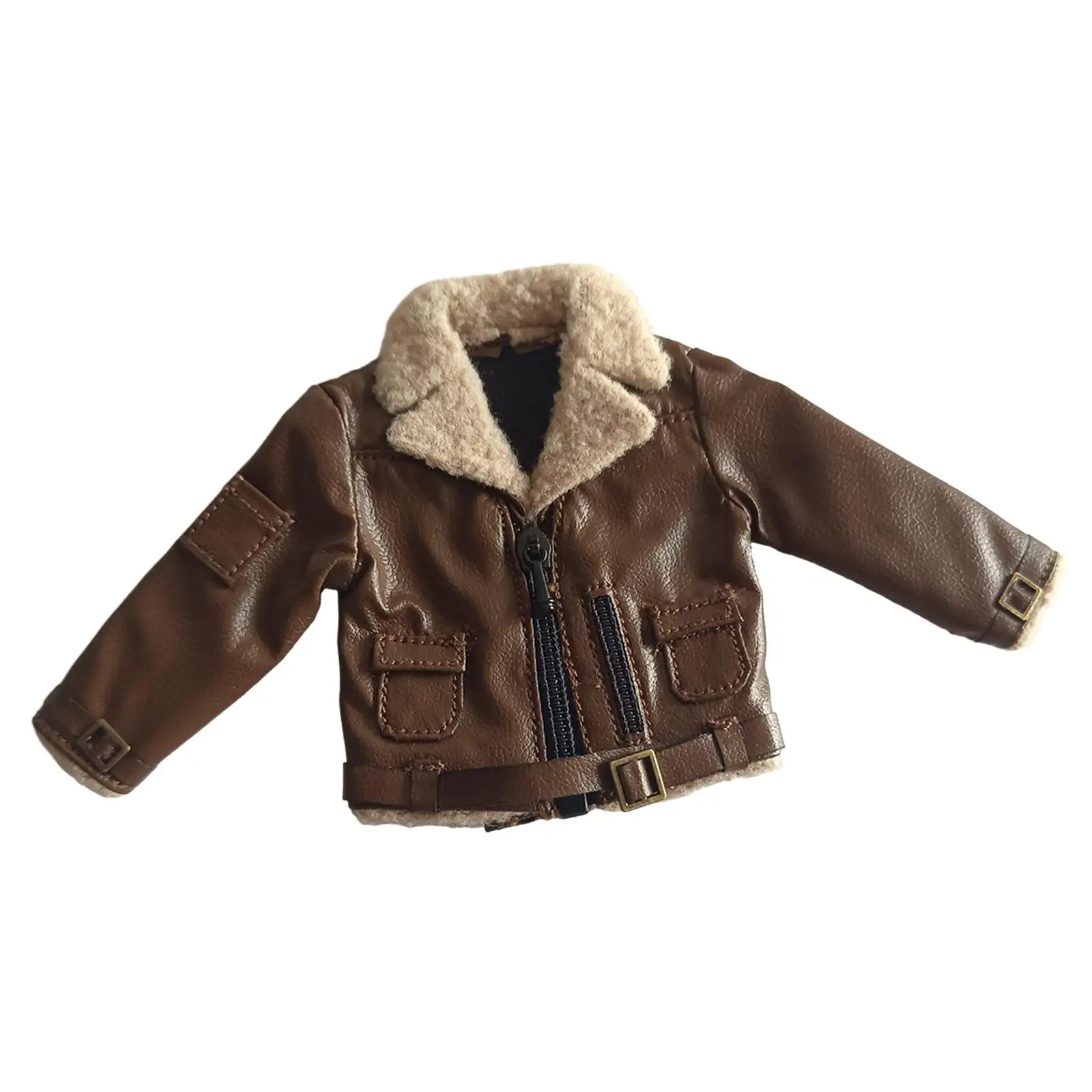 

1/12 Male Action Figure Jacket Fashion Costume for 6inch Male Action Figures Black