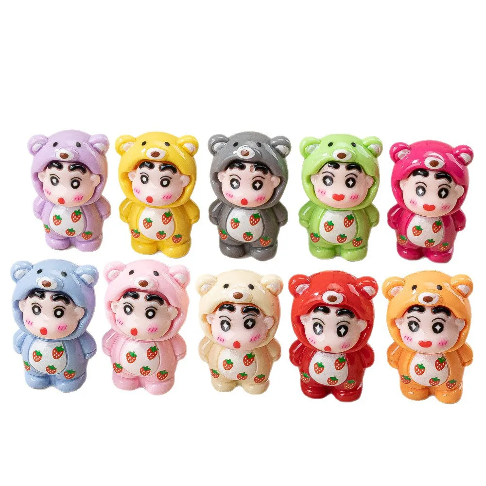 New model Crayon Shin-chan Ornaments Figurine Resin Decorations Toy Car Dashboard Cute Gift Bag Fresh Sweet Style Cartoon