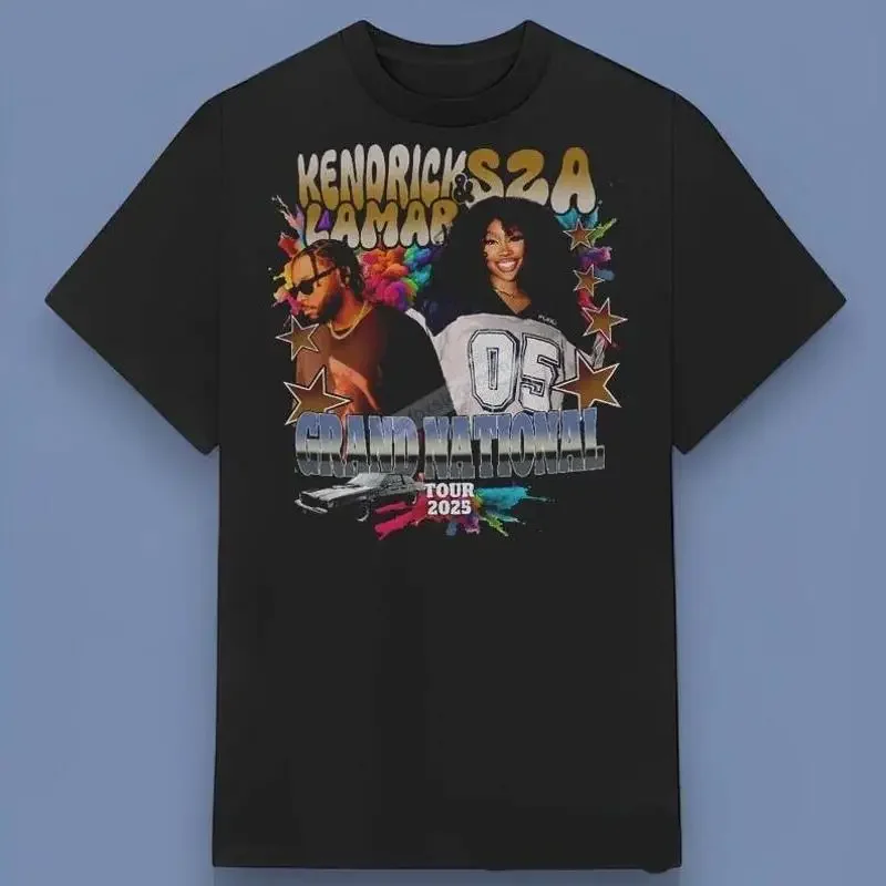 New SZA Tour 2025 Kendrick Lamar T shirt For Fans All Size S 4XL