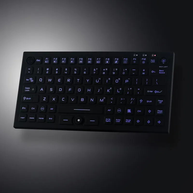 Teclado Médico Compacto do Silicone com Ponteiro do Rato Ip68 Impermeável Industrial