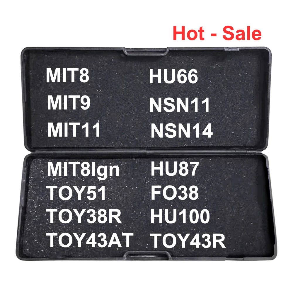 

Lishi 2 в 1 NSN11 HU87 NSN14 TOY43AT FO38 MIT8 MIT9 MIT11 HU66 HU100 TOY38R TOY51 TOY43