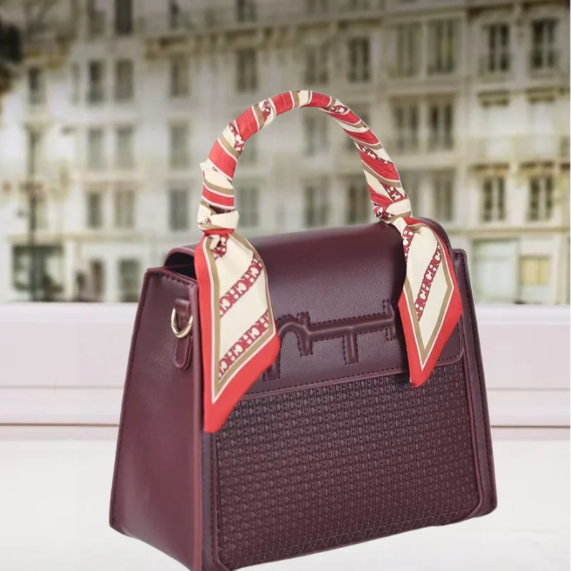 

CHCH Деловая сумка большой вместимости Модная классическая женская сумка через плечо в стиле ретро в дизайнерском стиле