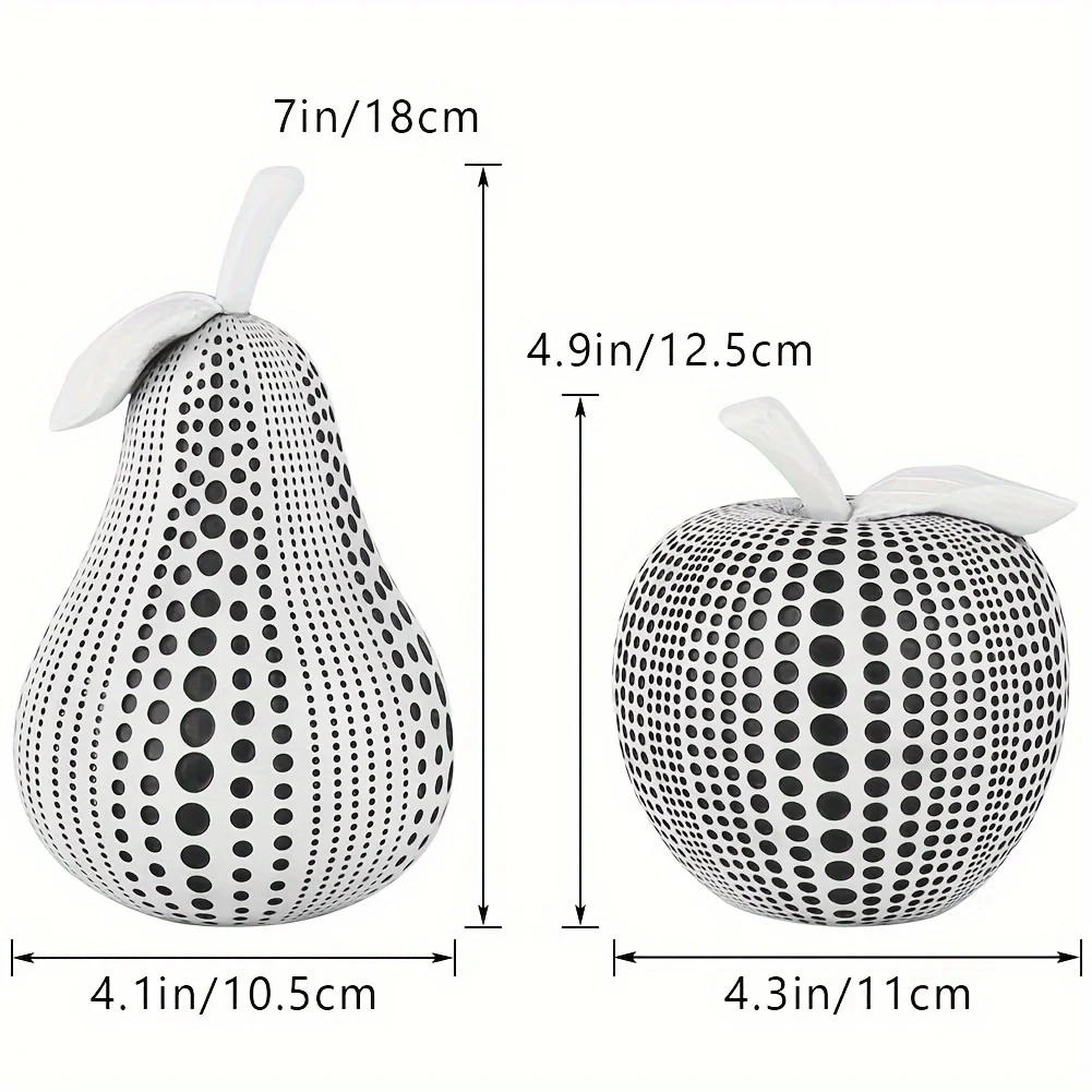 Modern Abstract Pear Shaped Resin Art Statue Multifunctional Home Office Decoration, Suitable For Desktops, Bookshelves, And
