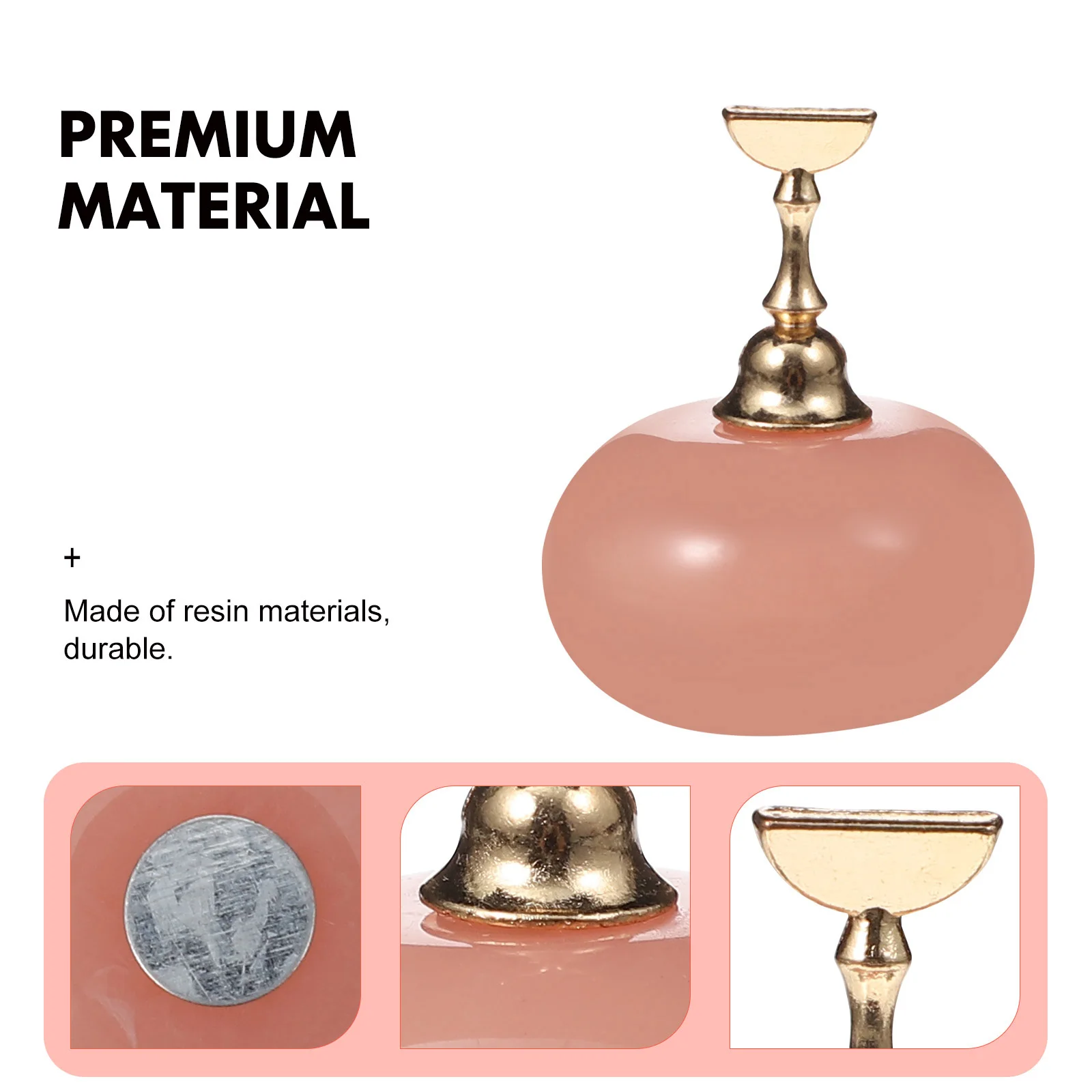 

1 Set Fake Base Manicure Practice Art Stand Practice Holder For Salon Home Use Detachable Design Art Accessories Tips Display
