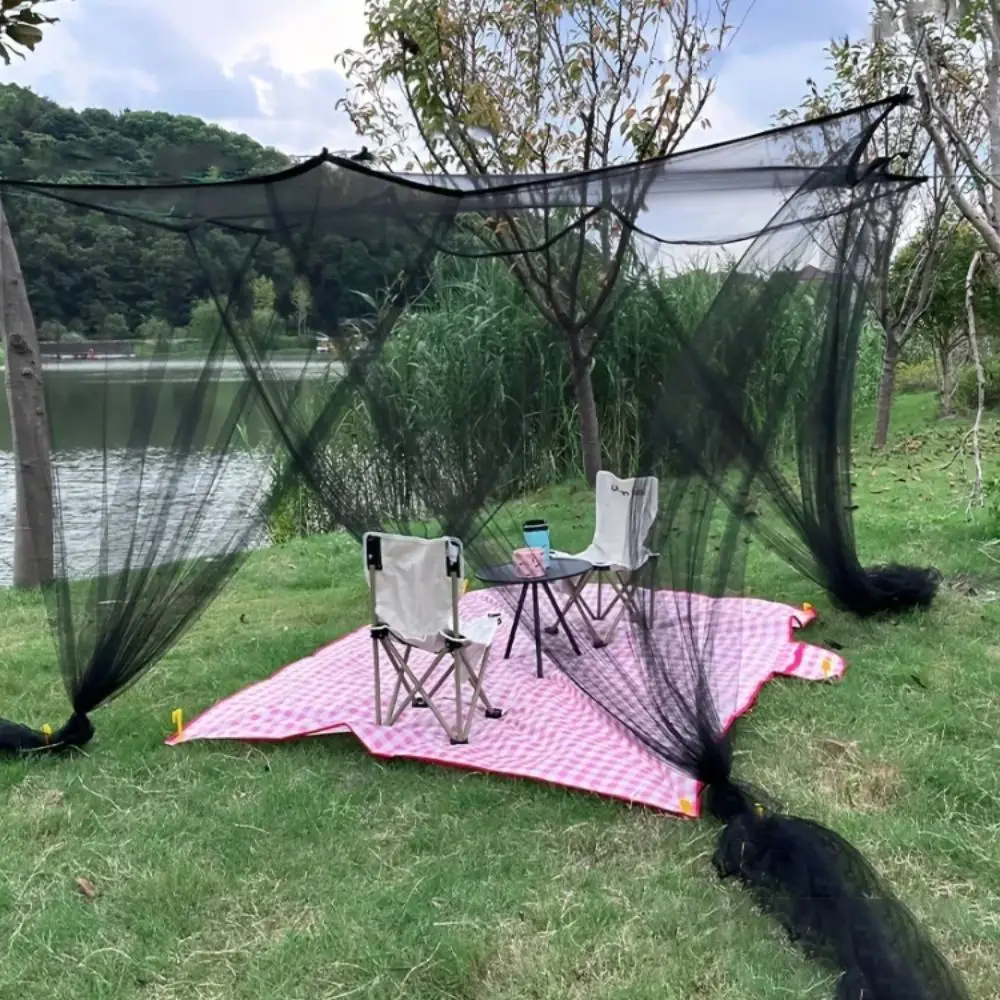 Home Textiles Four Door Sexy Mosquito Net Breathable Square Insect Prevention Bed Tent Insect Proof 4-Corner Bed Canopy Bedroom