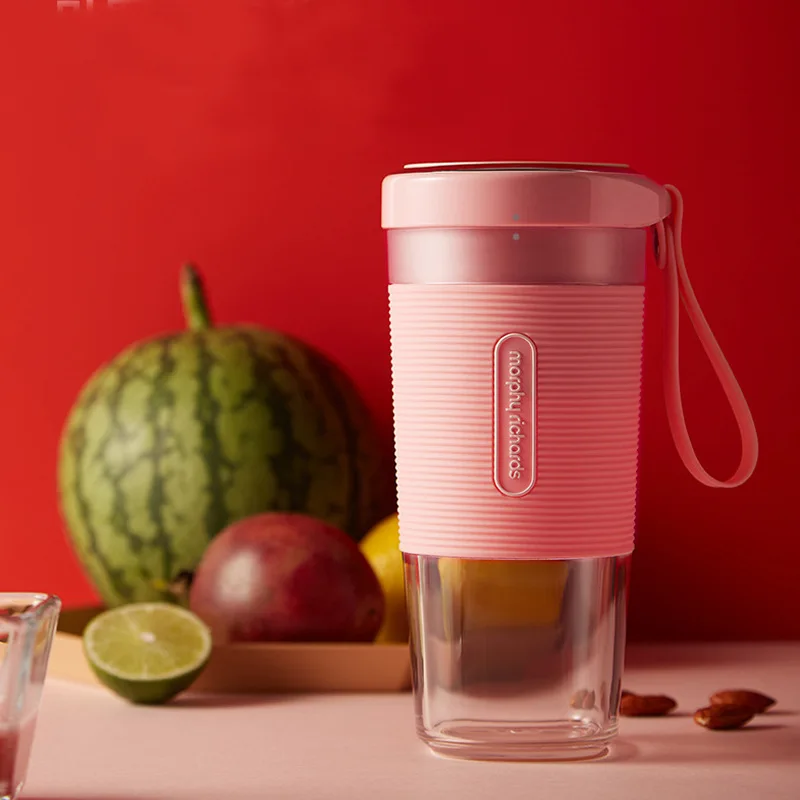 Morphy ريتشاردز عصارة المحمولة 300 مللي خلاط طعام محمول لاسلكي 1400 مللي أمبير بطارية أكواب عصير السفر في الهواء الطلق الرياضة عصارة