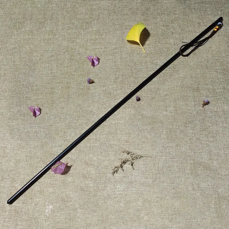 50 cm/65 cm Resina Elastica Rattan Striscia Autodifesa Frusta Bastone Nero Strumenti di Difesa per Le Donne Anti-lupo Insegnamento Bastone puntatore