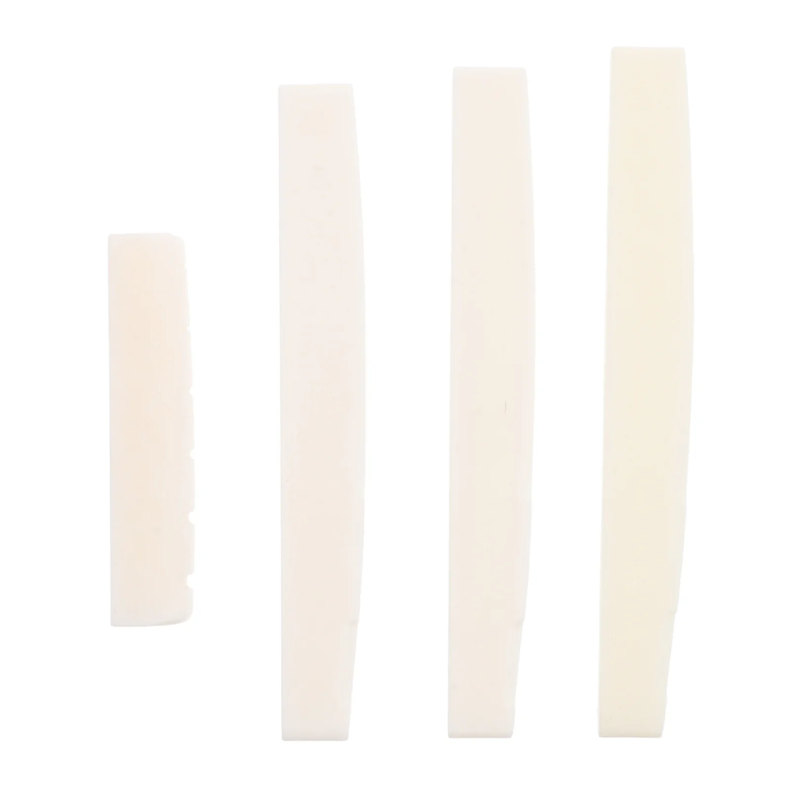

1Set Ox Bone Guitar Bridge Saddle Nut Acoustic Folk Guitar Parts Increase Volume Reduce Friction String Durability