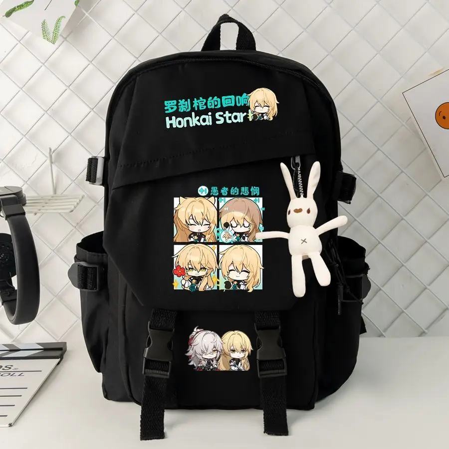 

Honkai Star Rail Rokushu аниме игры товары двумерный мужской и женский студенческий повседневный рюкзак Ww