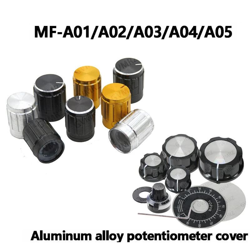 4MM scale piece/MF-A01/A02/A03/A04/A05/Potentiometer knob / aluminum alloy potentiometer cover /potentiometer handle inner hole
