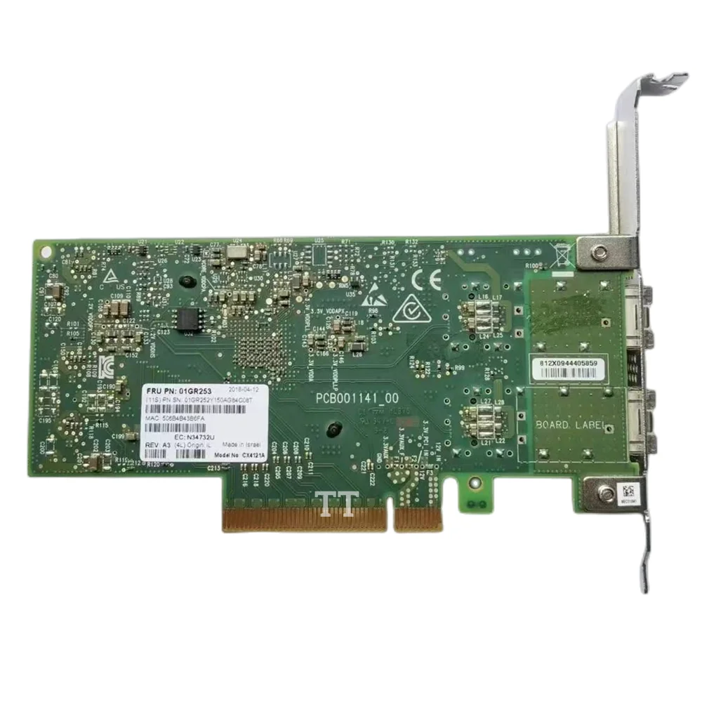 TT per Mellanox CX4121A-XCAT 01 gr253 10/25G adattatore di rete in fibra ottica a doppia porta Fast Ship