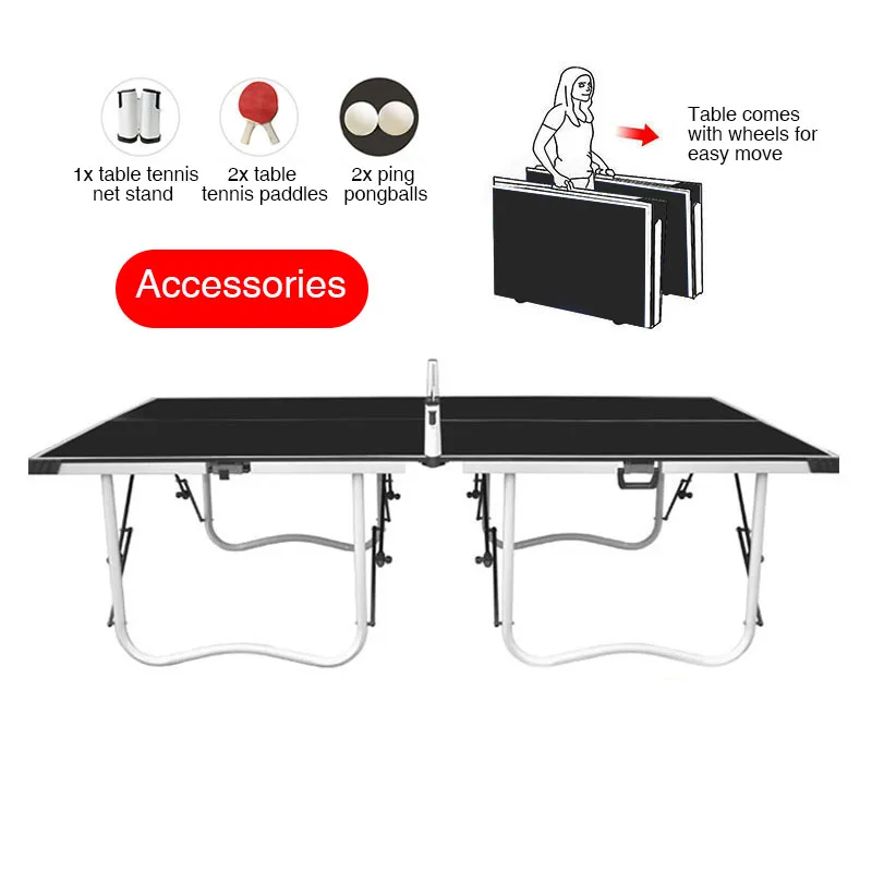 

2025High Grade Morden Outdoor Foldable Table Tennis Tables Professional Cheap Price for Sale Indoor PingPong Table for Adult Kid