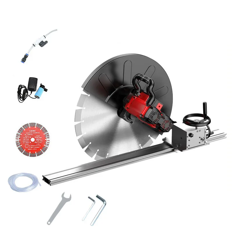 Wall Cutting Machine 220V Electric Saw 650mm Blade Doorway Concrete Doors Windows Cutting Wall Slotting Machine