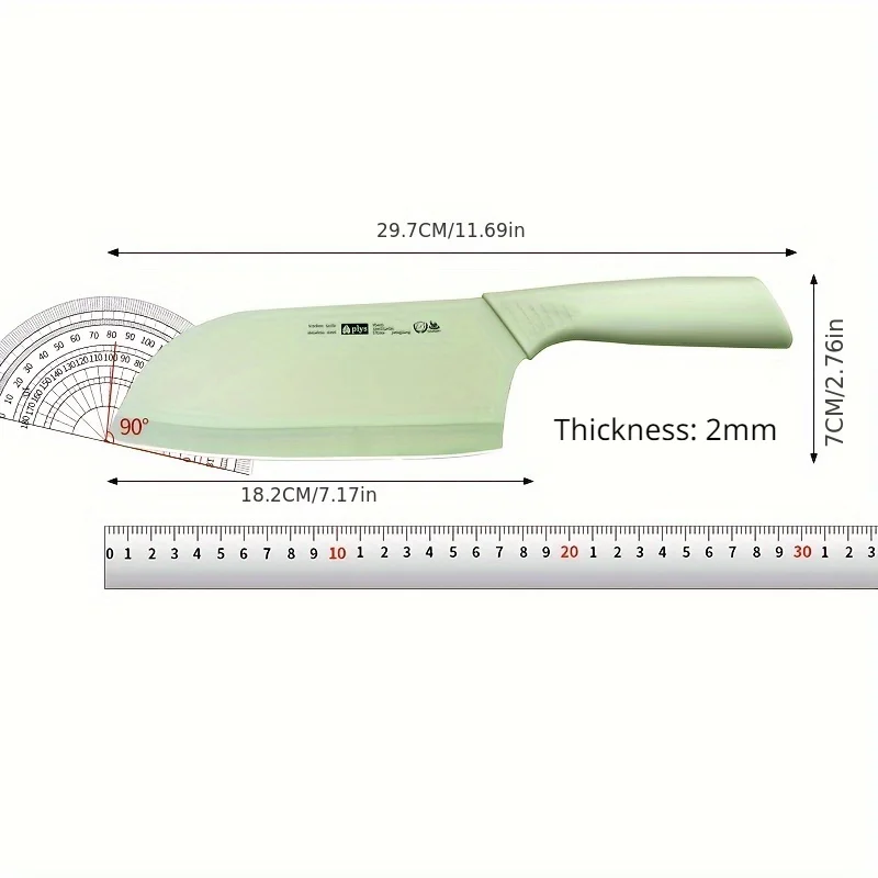 PLYS High Color Slicing Knife Stainless Steel Slicing Knife Gradient Girl Meat Cutter Sharp Kitchen Knives