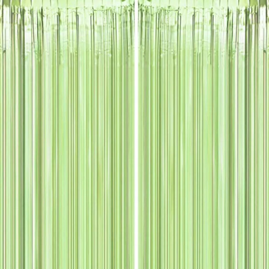 

Tinsel Foil Fringe Curtains Tropical Jungle Safari Animals Hawaiian Baby Shower Birthday Photo Backdrops Wedding Party Decor Ph