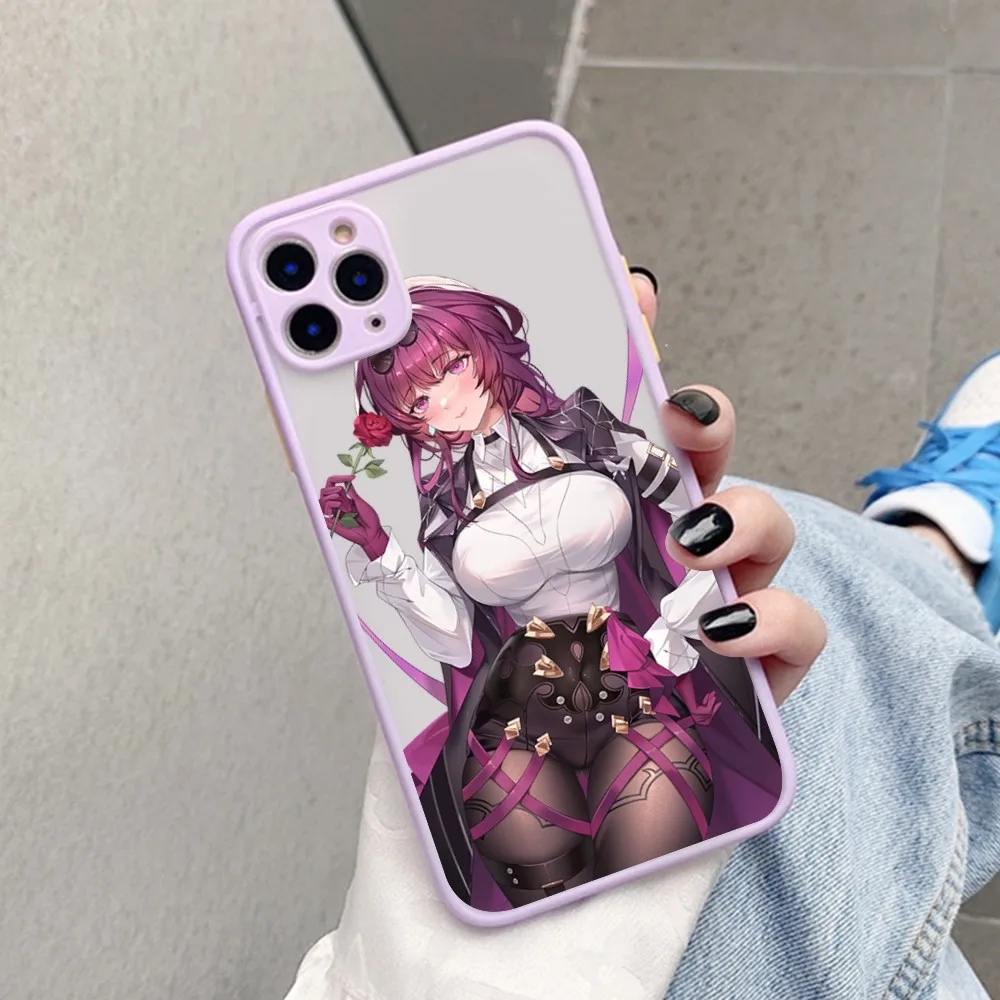 Honkai Star Rail Kafka Phone Case for iPhone 14 11 12 13 Mini Pro Max 8 7 Plus X XR XS MAX Translucent Matte Cover