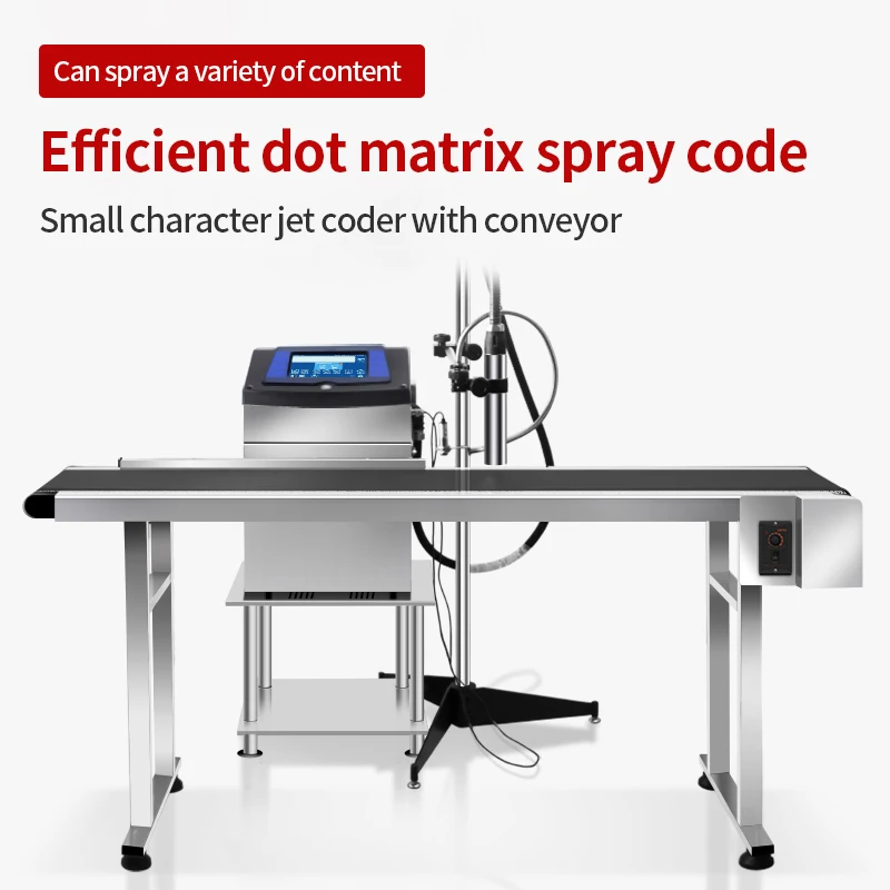 Automatic Small Character Printer CIJ Inkjet Printer Online Printer Coding machine for Batch code Number date Plastic Pipe