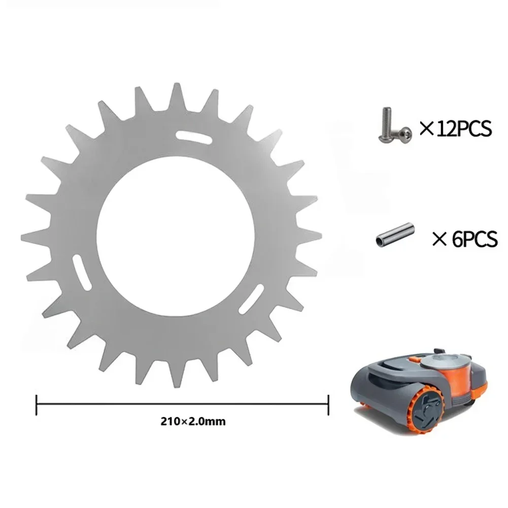 Metal Grip Spikes Lawn Mower Installation Kit Included Wear Resistant Material Compatible With Lawnmower Robots