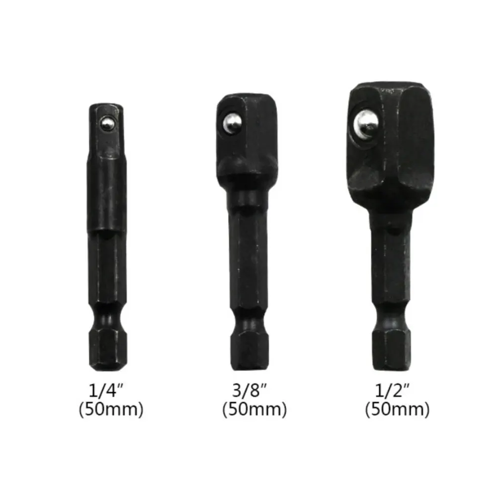Imagem -03 - Binoax Peças Broca Soquete Adaptador de Impacto Broca Extensão Brocas Barra Tamanho Hex Haste Quadrado Cabeça Broca Bit