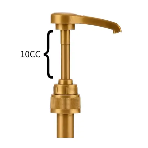 5 पीस 10 सीसी सिरप पंप फूड-ग्रेड पीपी क्वांटिटेटिव हैंड-प्रेस बोतल पंप प्रेस्ड स्टाइल DIY लिक्विड पंप डिस्पेंसर किचन 12 best sales सिरप पंप - №10