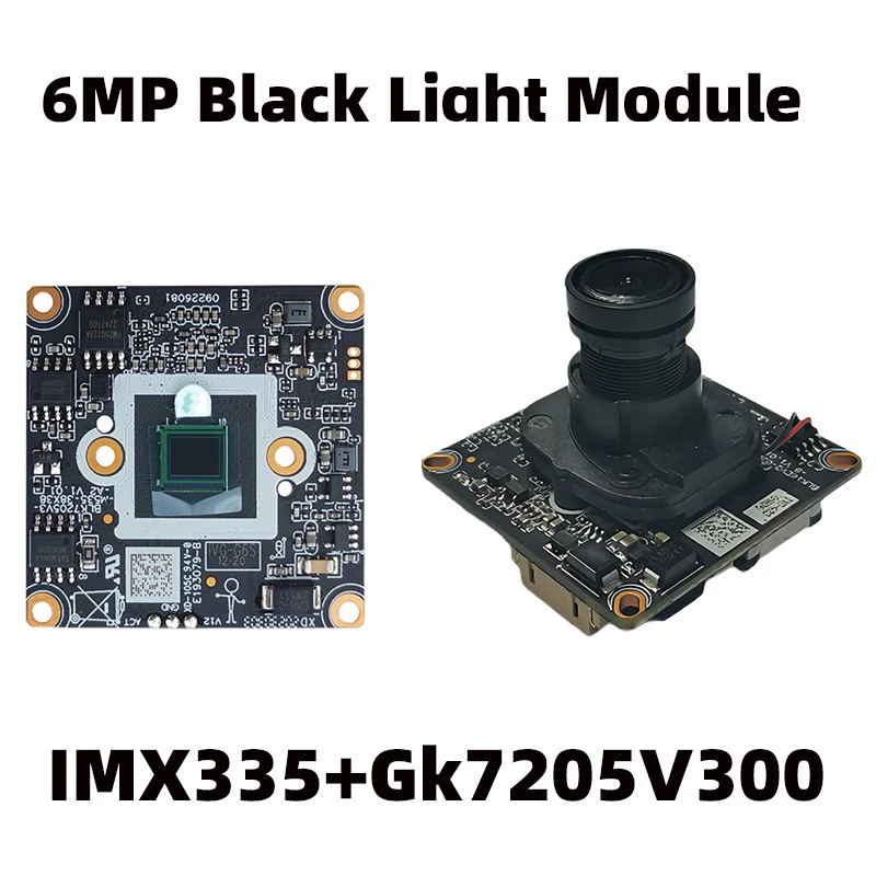 Starlight 6.0MP IP Camera Module Webcam Chip With SD Card Slot ONVIF H.265 G6S IMX335 Darklight Illumination RTSP CCTV Cam Board