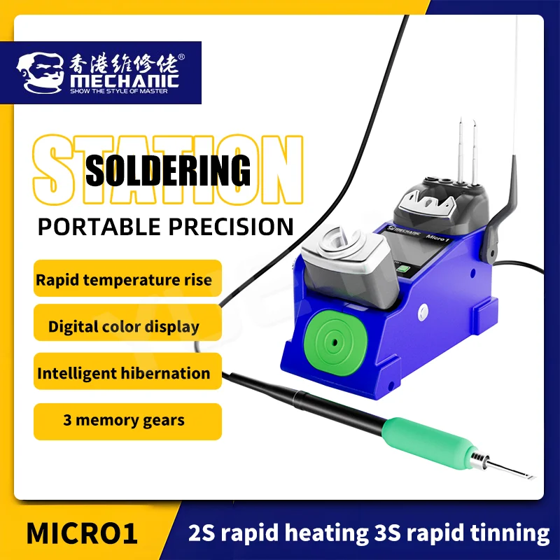

Умная паяльная станция MECHANIC MICRO 1 для C210/245/115, паяльная станция для быстрой сварки с ручкой для телефона, ремонт печатных плат SMD BGA
