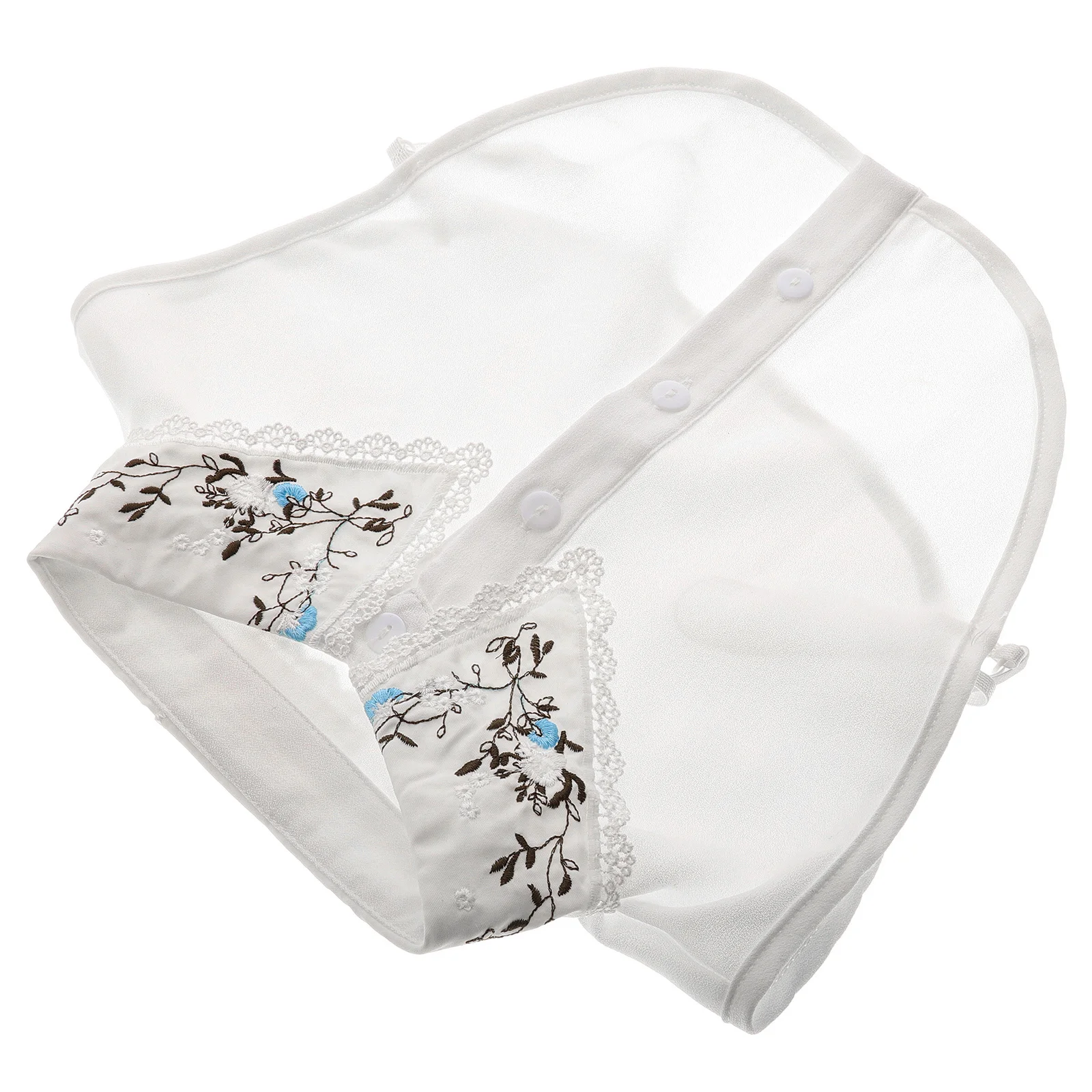 Colletto Ricamato alla Moda per Donne, Accessorio Versatile per Collo Finto, Tessuto Morbido e Confortevole per Vari Outfit