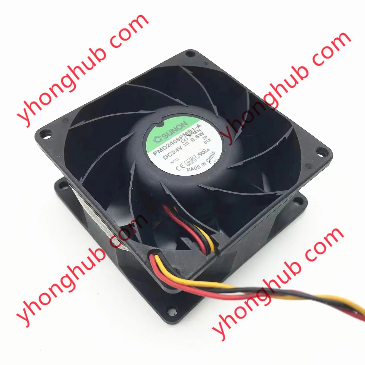 

SUNON PMD2408PMB1-A (2).F.GN DC 24V 9.6W 80x80x38mm Server Cooling Fan