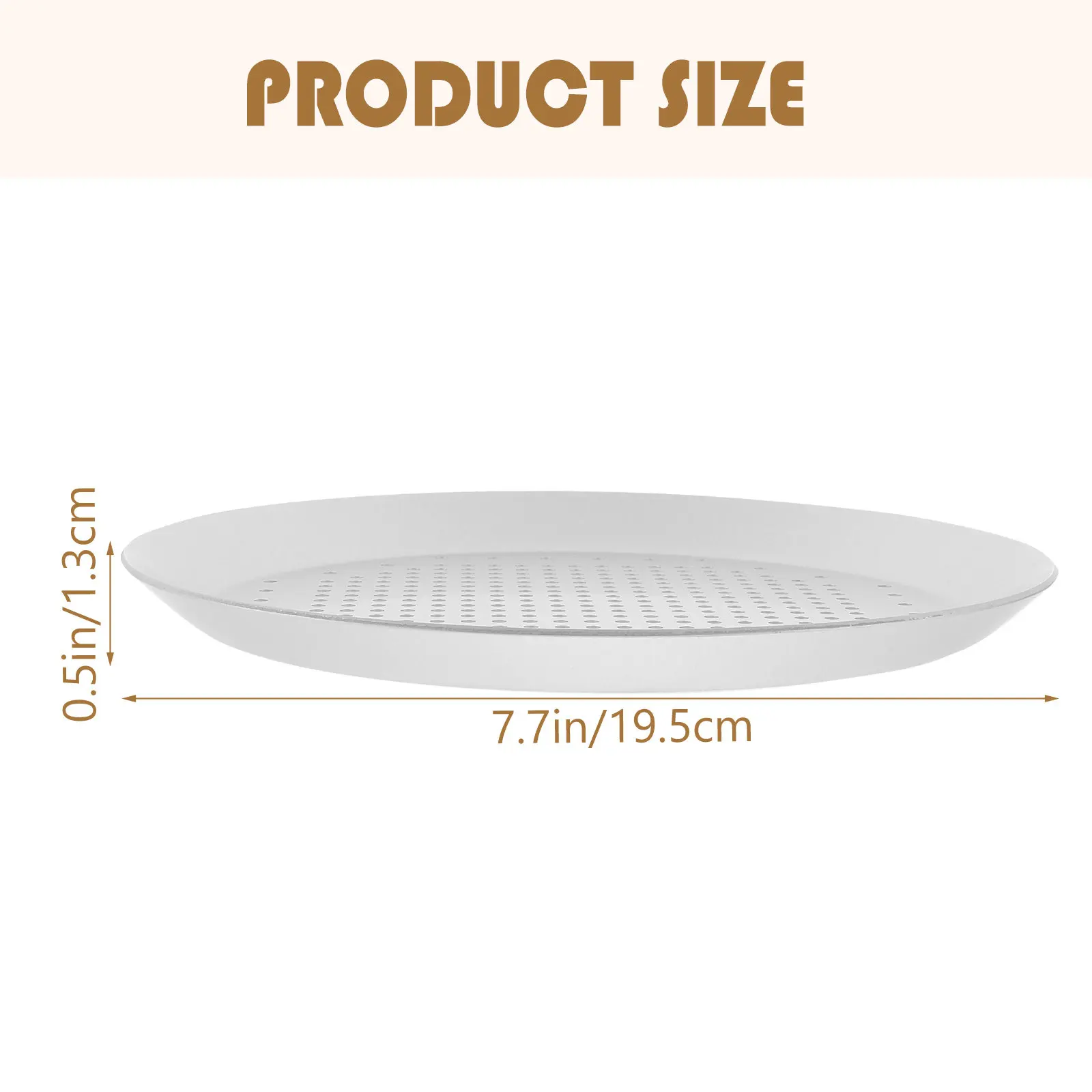 1Pcs Aluminum Alloy Pizza Bakeware Non-Stick Oven Tray Heat Conduction Easy Clean Practical Kitchen Baking Pan