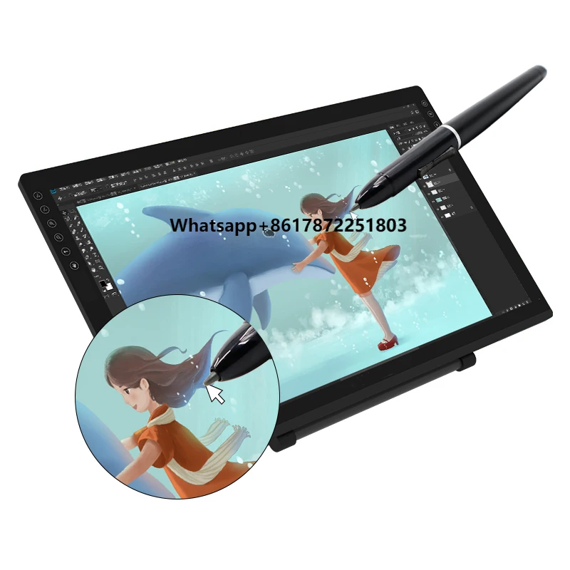 

1080P FHD 8192 Pressure Digital Art Drawing Tablet Electromagnetic Graphic Designers' Touch Tablet