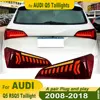 자동차 스타일링 테일 램프, 아우디 Q5 후미등 2008-2018 RSQ5 LED 후미등, 방향 지시등, 다이나믹 DRL 액세서리, 2 개 3