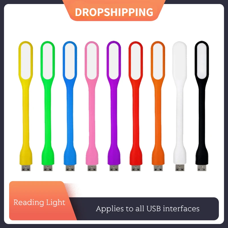 

Reading Light for Book Mini Portable USB Led Light 5V Bright Desk Lamp Power Notebook White Light Eye Protection Reading Lamp