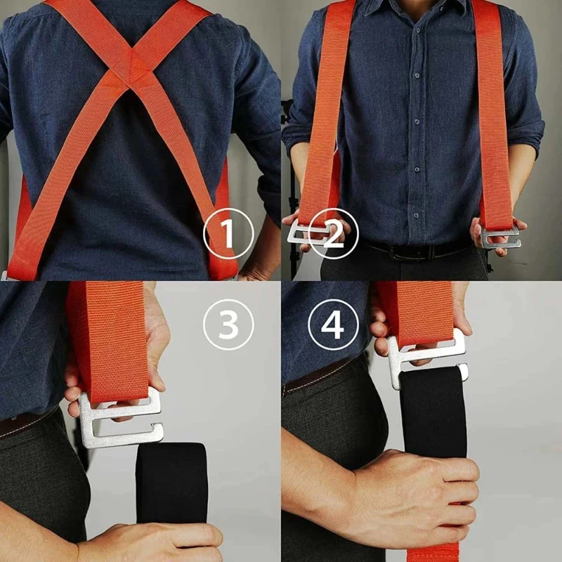 Furniture Lifting Straps | Shoulder Forearm Carry Belts for Heavy Item Moving & Transport
