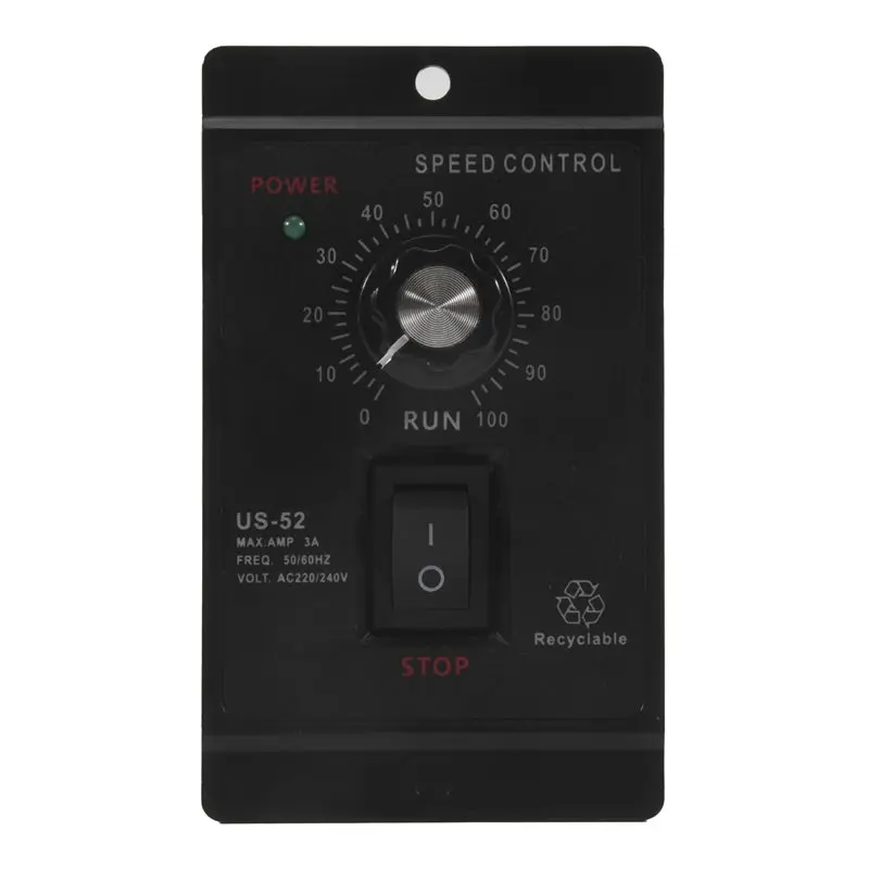 

A34R 400W Motor Speed Controller AC 220V Motor Speed Regulator Controller Forward And Backward Motor Governor Controller