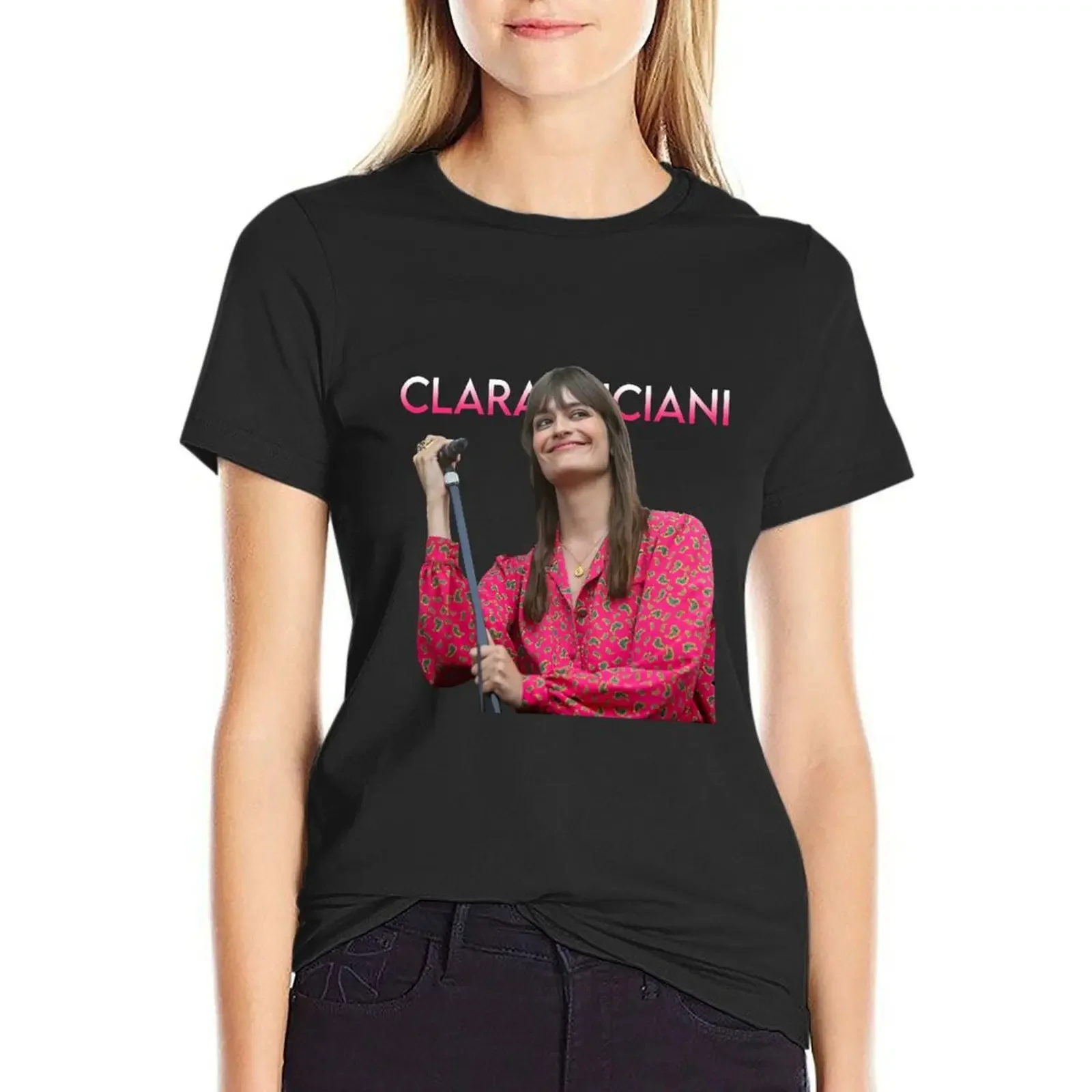 

Clara Cur Luciani On Stage T-Shirt hippie clothes summer clothes tees T-shirts for Women