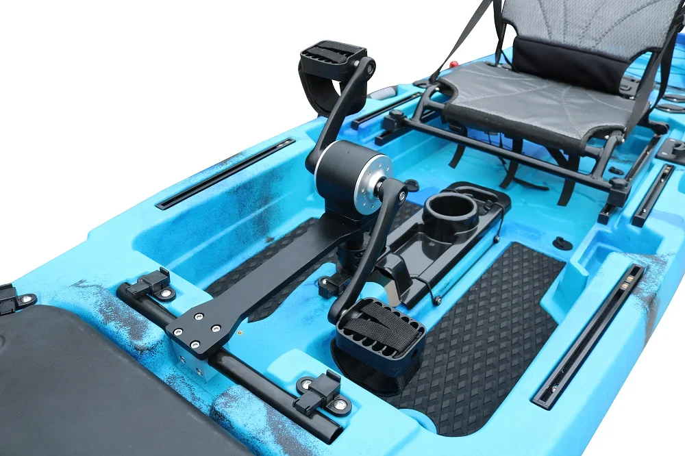 Accesorios de pesca de fábrica profesional, sistema de accionamiento de Pedal de Kayak, propulsor de pedal