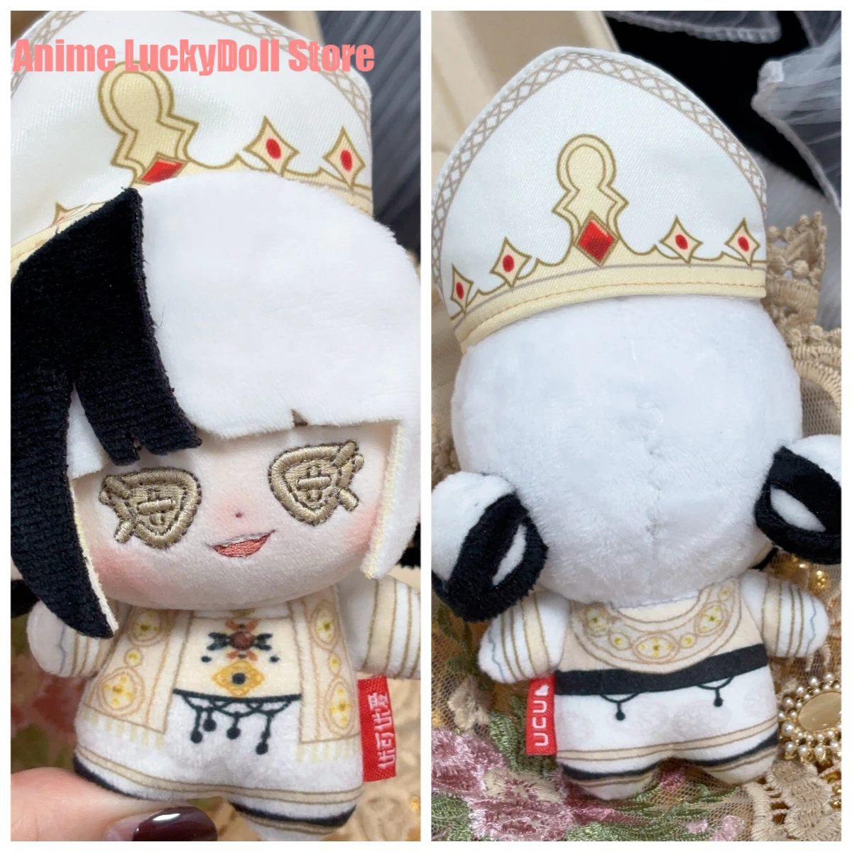 Game Lily Barriere Anime Identity Ⅴ Peripheral The Keeper Series Cotton Doll Pendant Plush Toy 10CM Cartoon Keychain Xmas Gift