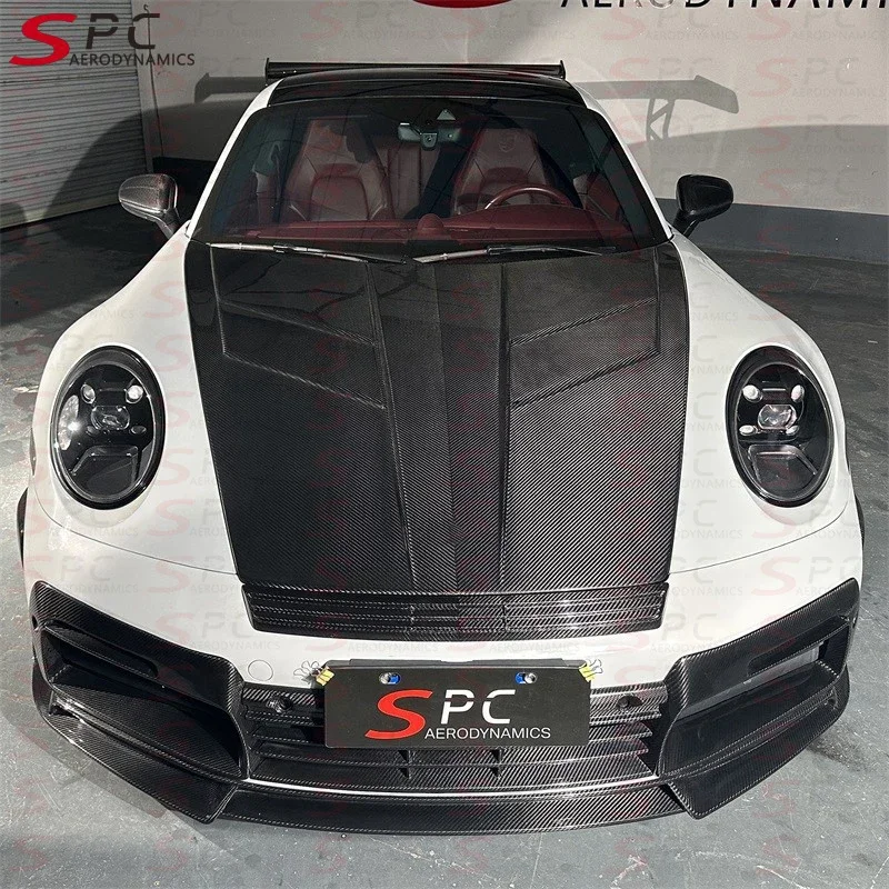 SPC Hayvany GTR Dry Carbon Fiber Body Kit For Porsche 911 992   Wind Spoiler     2019+ Car Parts