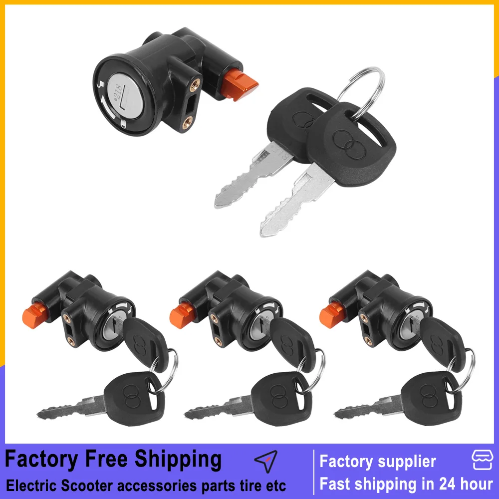 For Himo C20 E-Bike Battery Anti-theft Lock with Keys Foldable Electric Bicycle Battery Lock Safety Protection Spare Parts