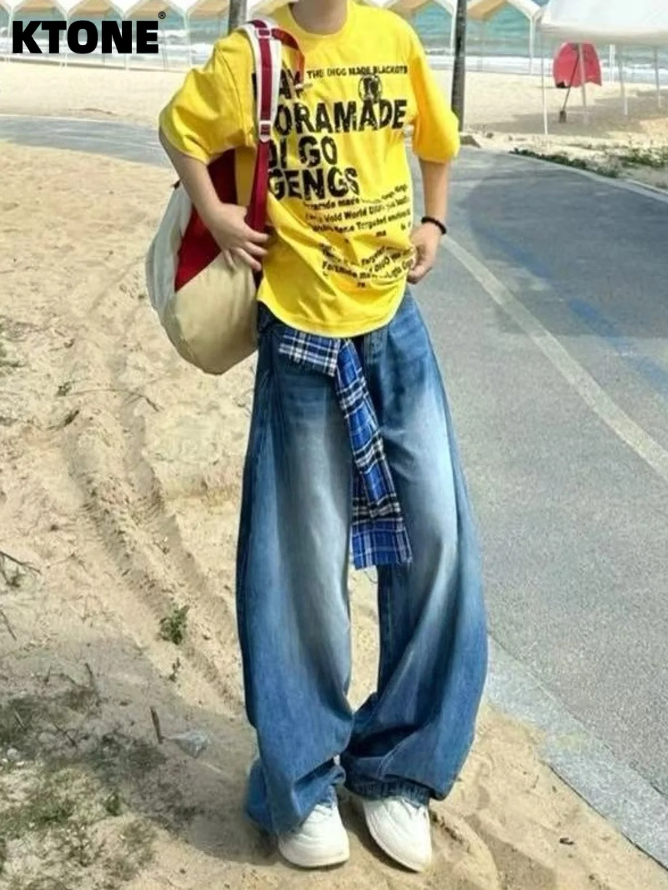 

Men's Loose Blue Jeans Pant Daily Casual For Man Original Quality Relaxed Fit No accessories or belts included