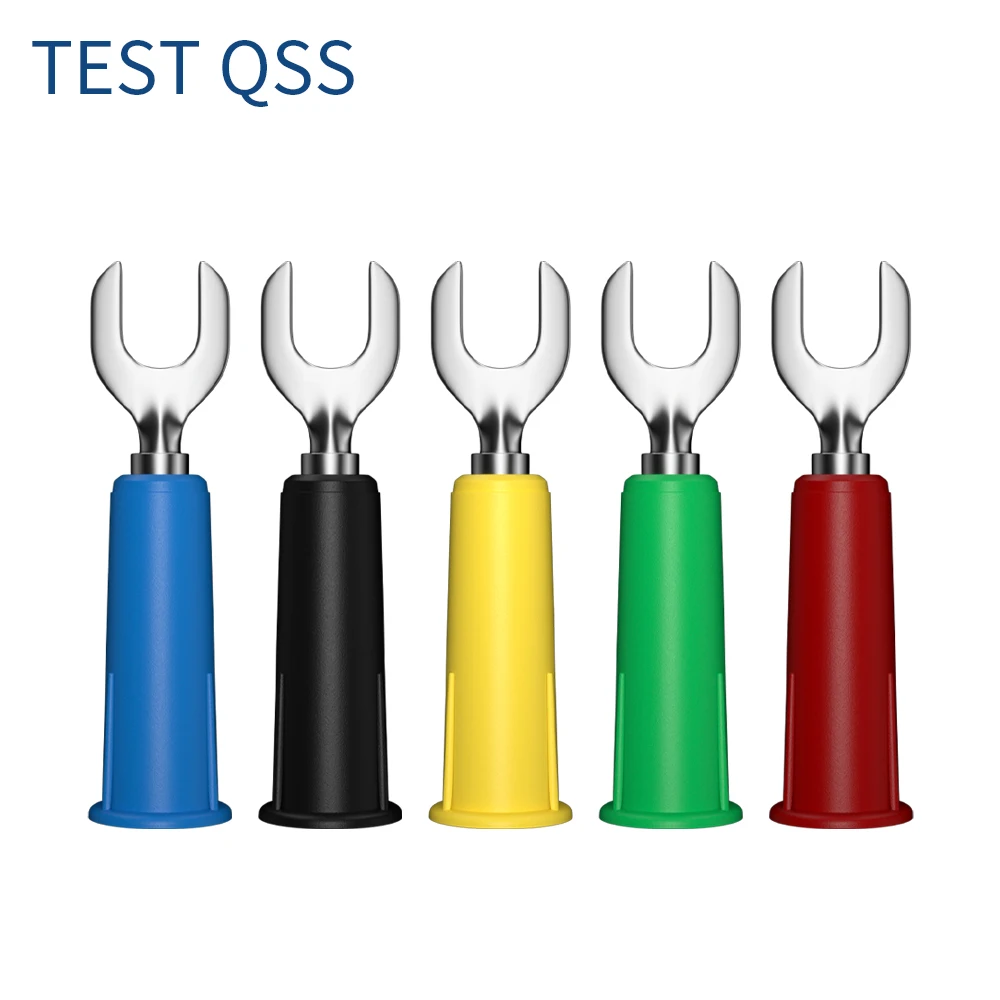 Imagem -04 - Qss-multímetro Duplo de Plugue Banana Kit de Teste com Clipes Jacaré Plugue tipo u Sonda Substituível Q.t8003 31 Peças