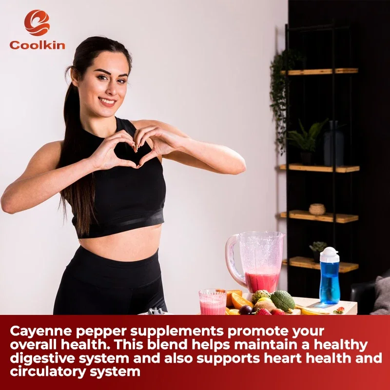 Cayenne Pepper Capsules - Supports Cardiovascular Health, Promotes Blood Circulation, and Digestive HealthCapsule - Image 5