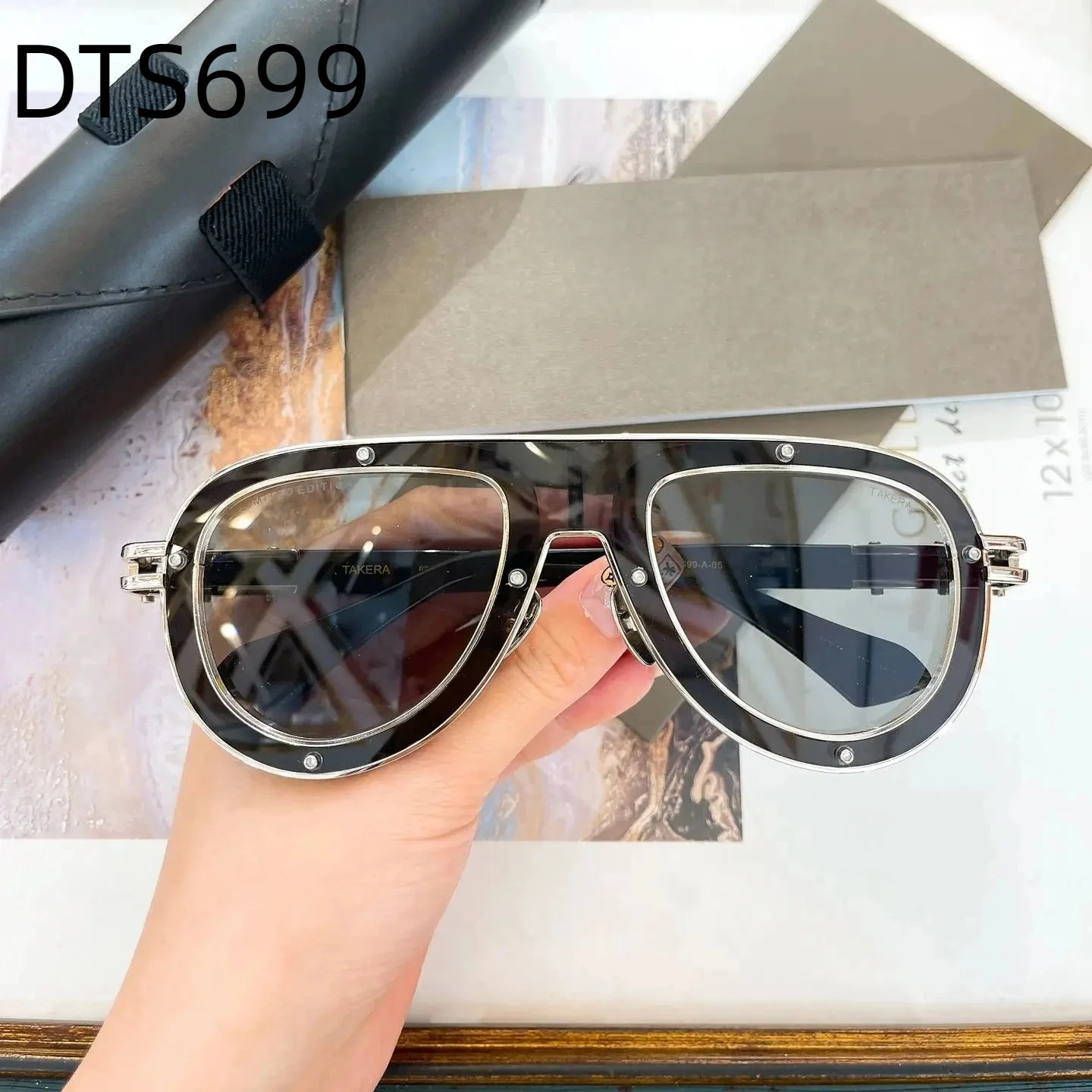 

New TAKERA DTS699 Oversized Oval UV400 Driving Anti-Glare Womens Sunglasses Stylish Leisure LIMITED EDITION Men's Sun Glasses