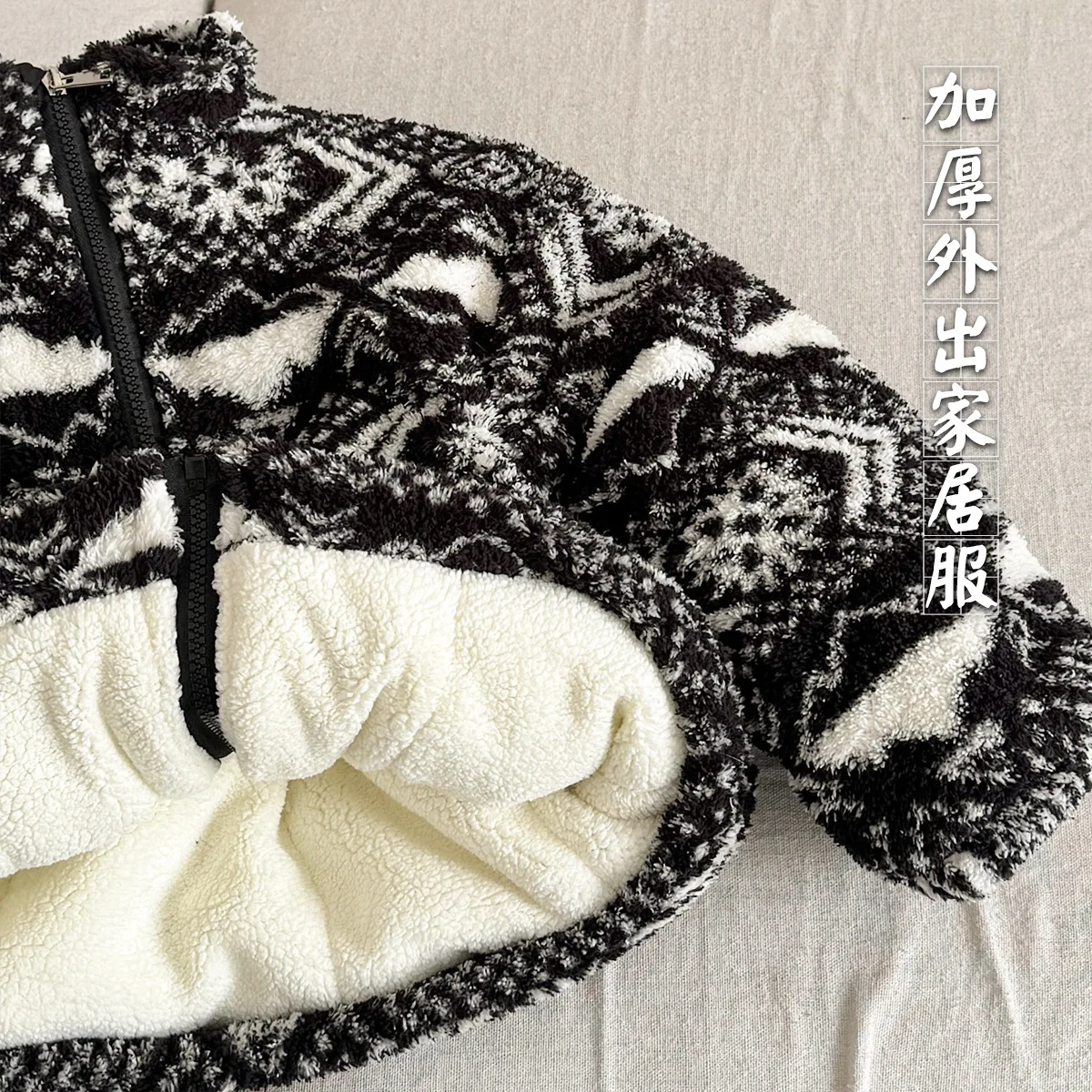 أطفال بنين بيجامة قطعتين مجموعة الكرتون الجاكار رشاقته الدافئة طفل الفتيان الوقوف طوق سترة مرونة الخصر الفتيات الصغيرات بانت #4